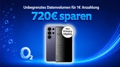 Anzeige: Unbegrenztes Datenvolumen und Samsungs bestes Smartphone jetzt bei o2