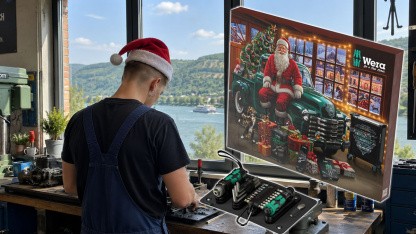 Anzeige: Wera-Werkzeug-Kalender mit Schraublampe hier am günstigsten