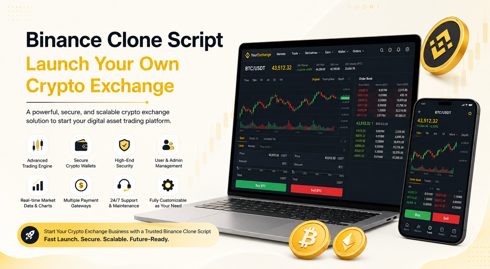 Binance Clone Script – Launch Your Crypto Exchange
