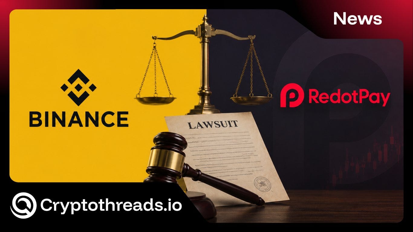 Binance Sues RedotPay for $473 Million And the Timing Couldn’t Be Worse
