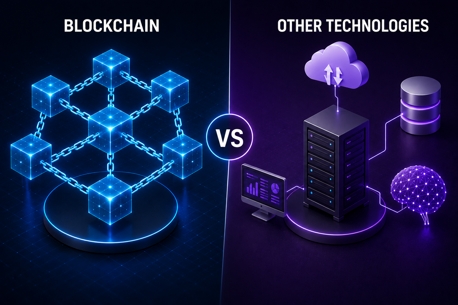 Blockchain Technology vs Other Technologies: Key Differences Explained