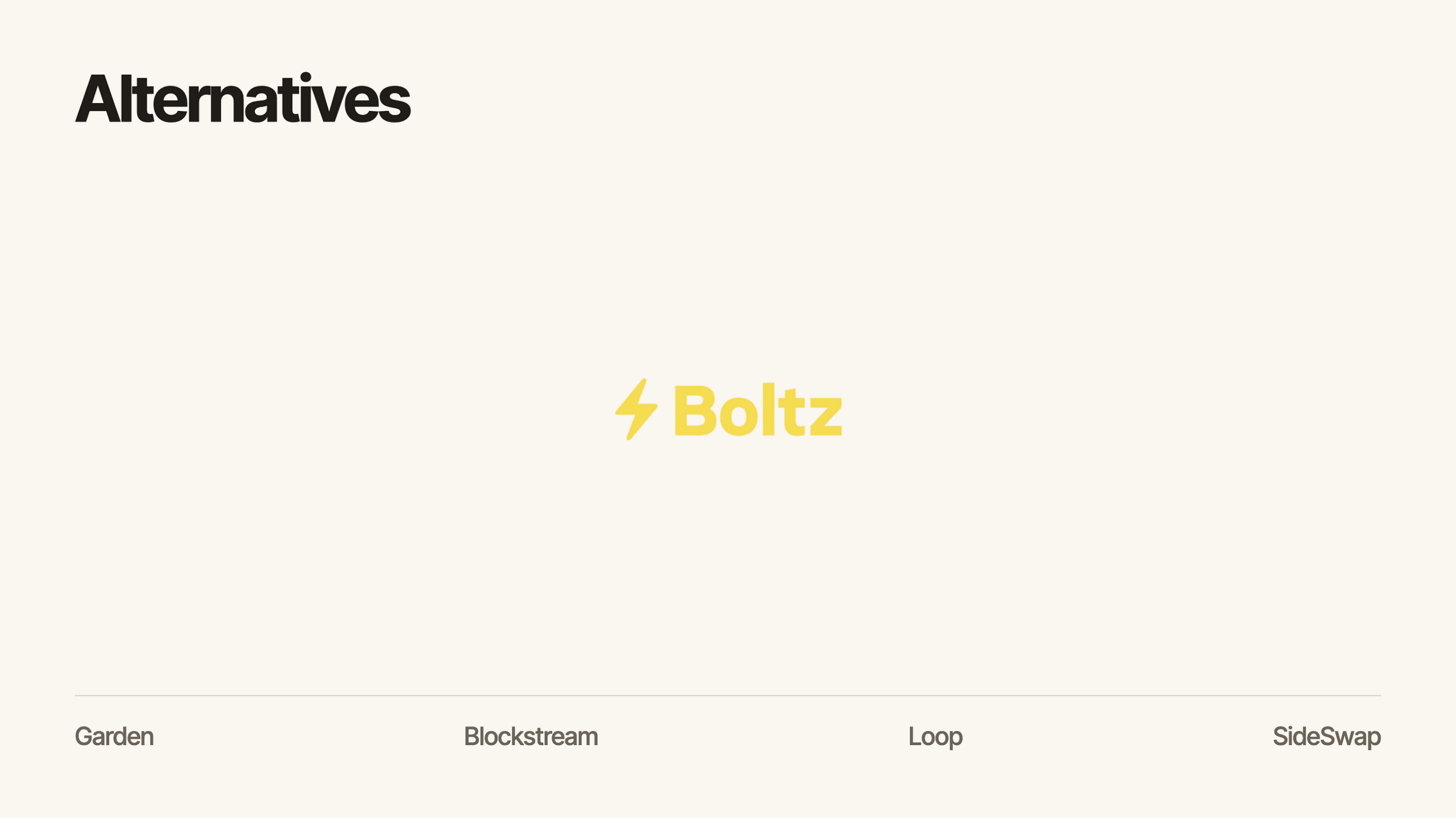 Boltz Alternatives in 2026: Atomic Swaps and Other Options
