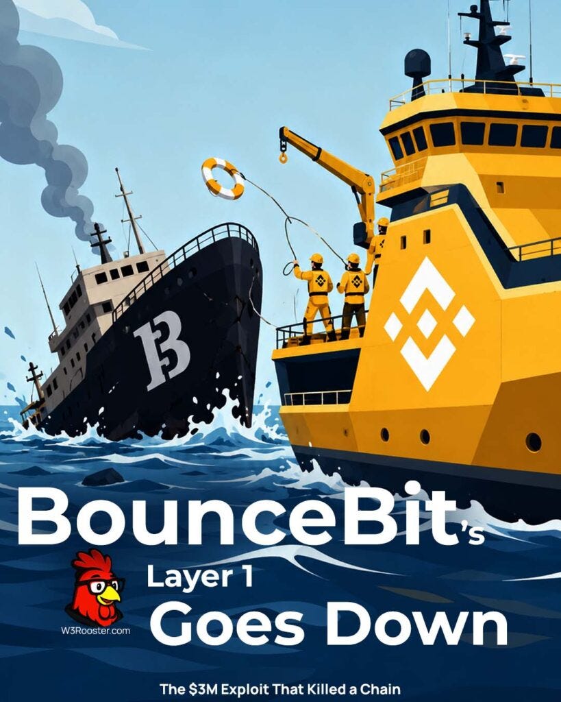 BounceBit’s $3M Exploit Killed Its Layer 1: What It Reveals About the Future of Blockchain…