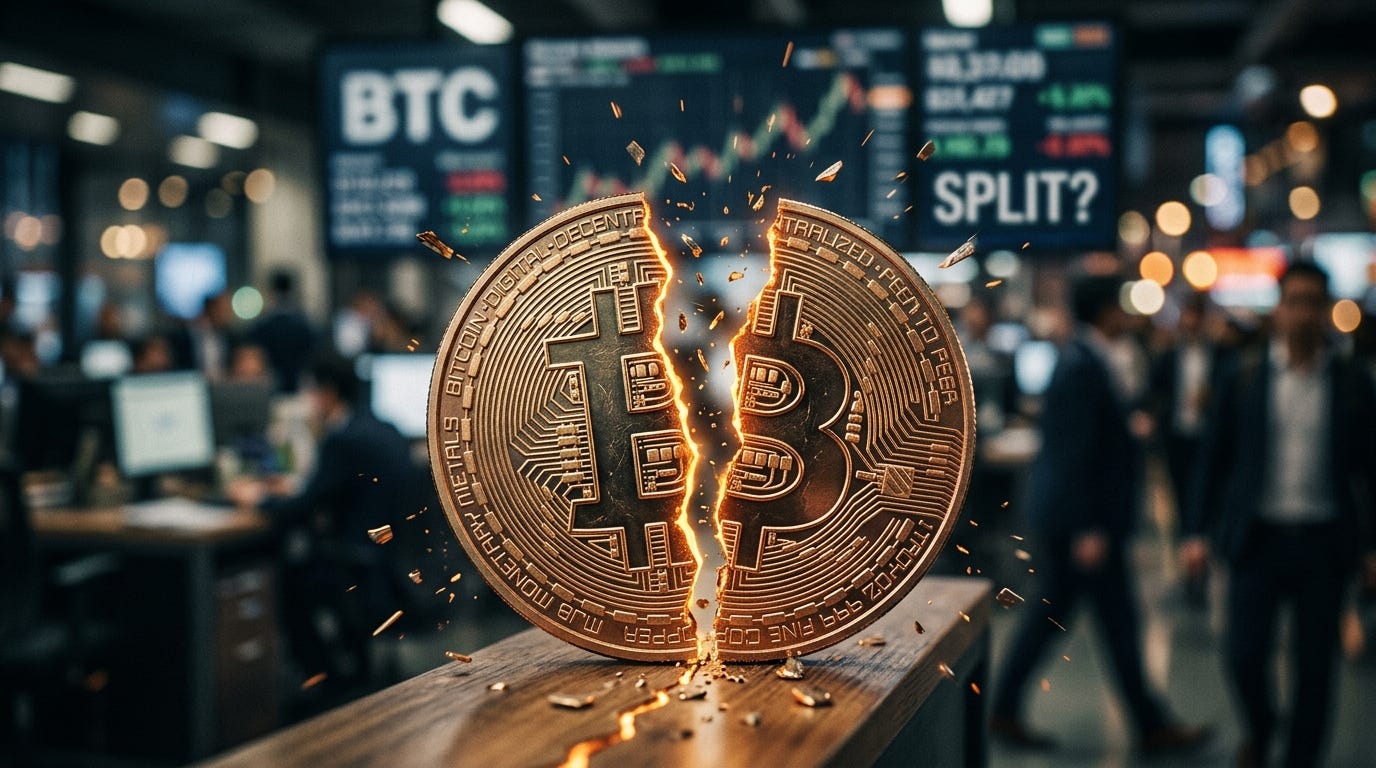 BTC just Split in Two — and almost nobody noticed…