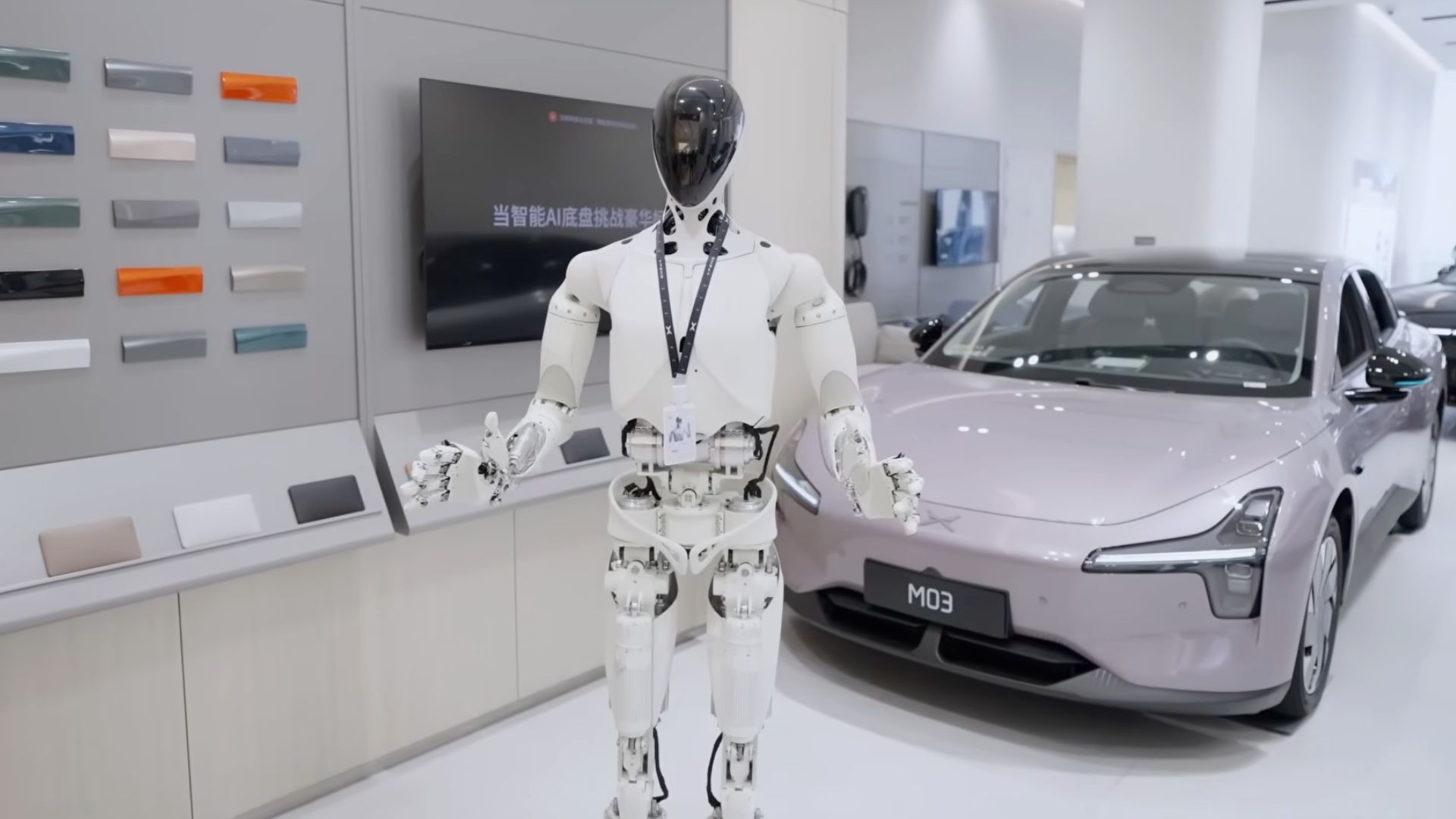 BYD unveils 5.2-feet-tall Xiao Di humanoid robot on showroom floors in China