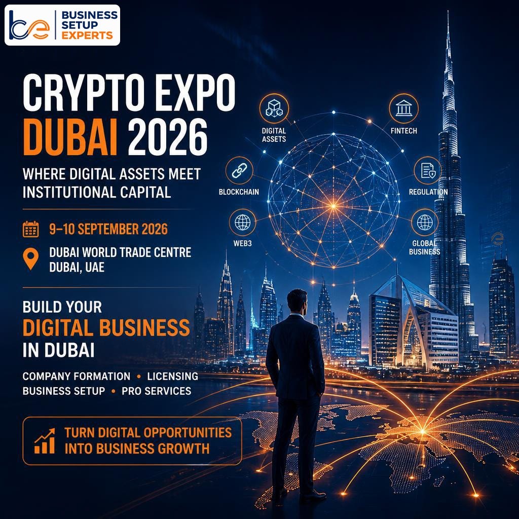 Crypto Expo Dubai 2026: A Business Setup Perspective for Digital Asset Entrepreneurs