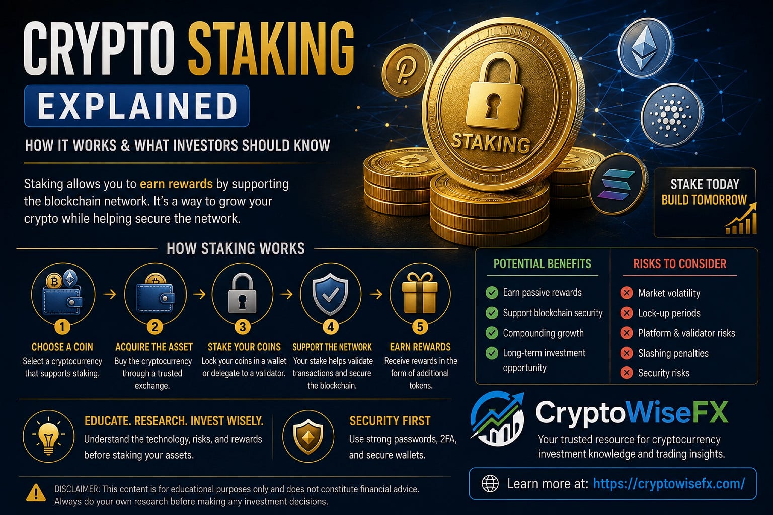 Crypto Staking Explained: How It Works and What Investors Should Know