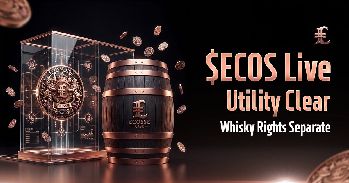 ECOSSE Moves Forward With $ECOS Live and a Distinct RWA Story