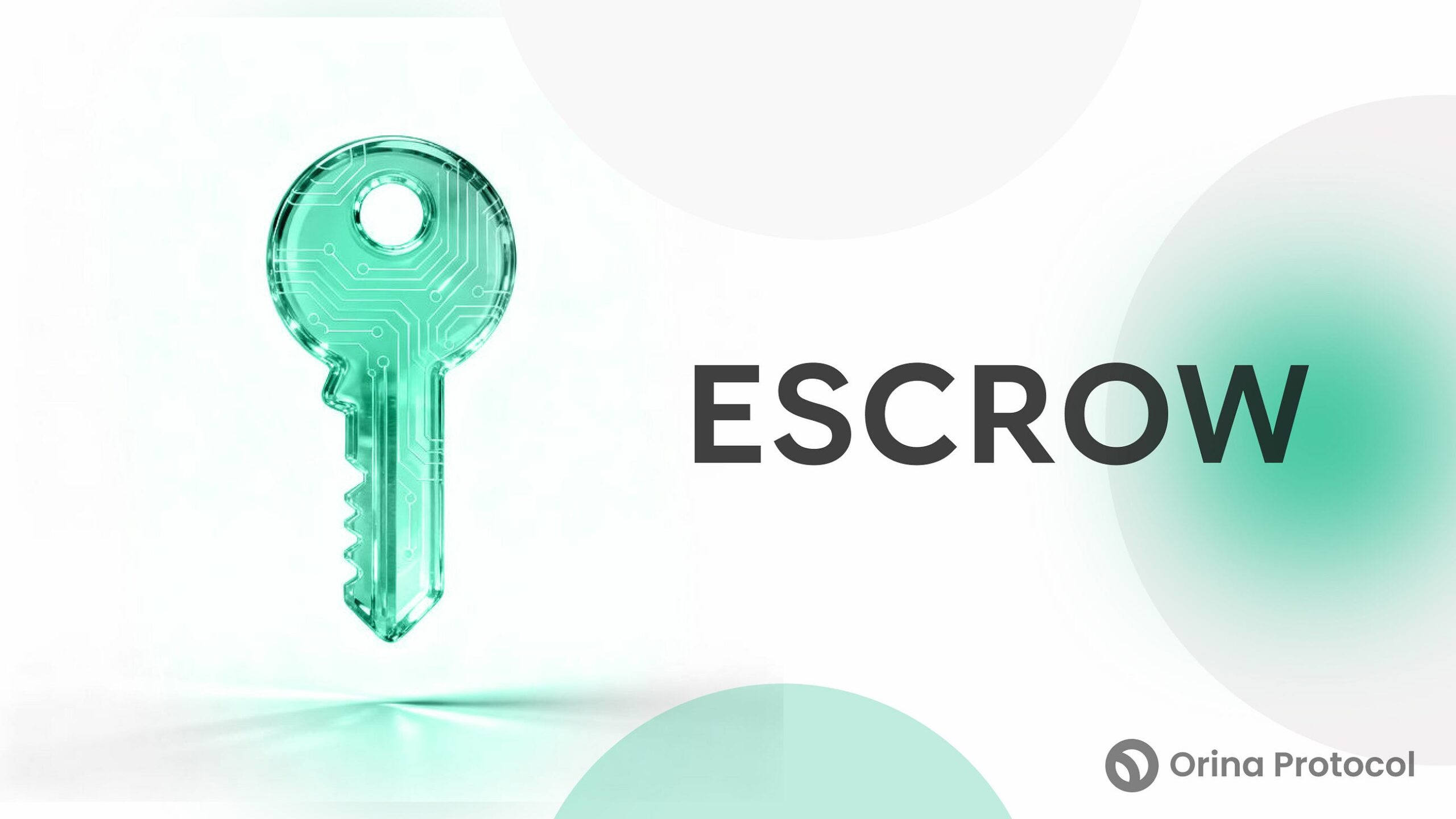 Escrow as a Settlement Primitive in Orina Protocol