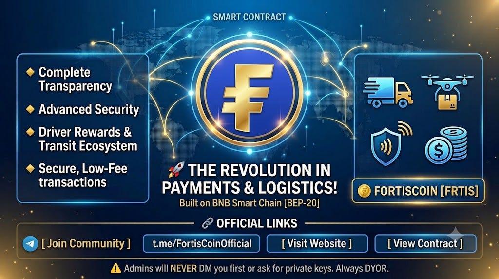 FortisCoin ($FRTIS) — Secure and Trusted Crypto