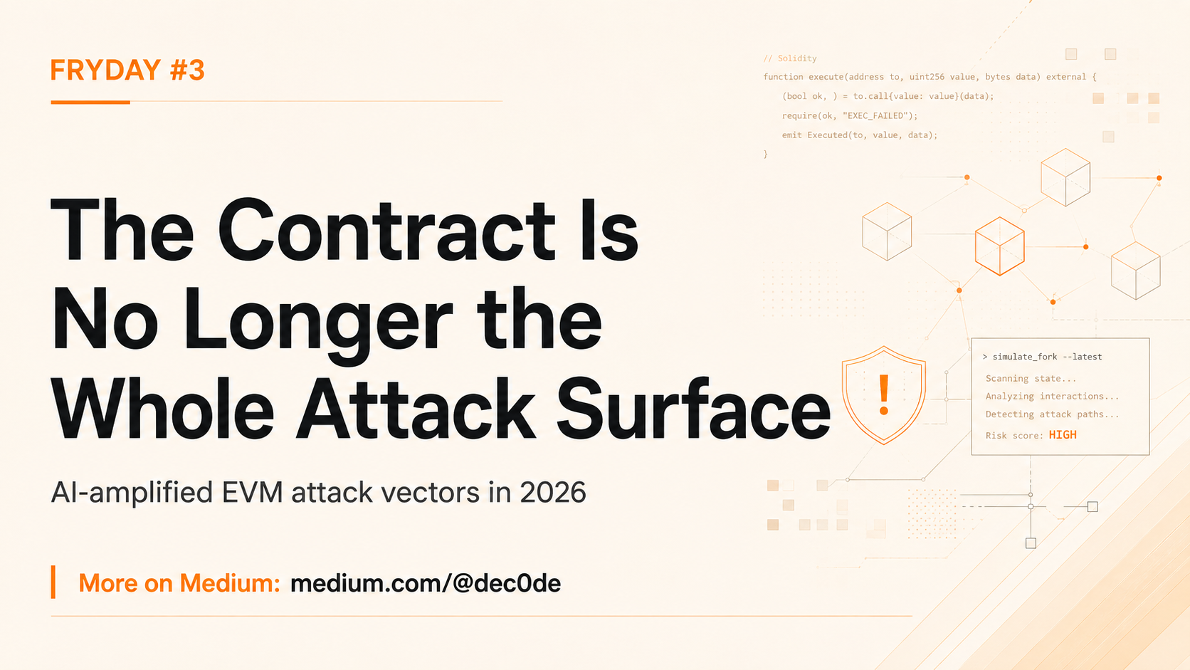 Fryday #3: The Contract Is No Longer the Whole Attack Surface
