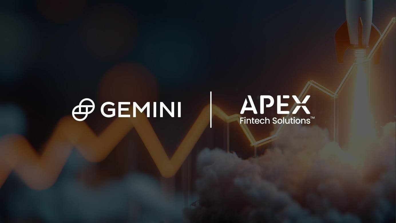 Gemini and Apex Forge Crypto Prediction Markets Deal to Reach Millions of Brokerage Users