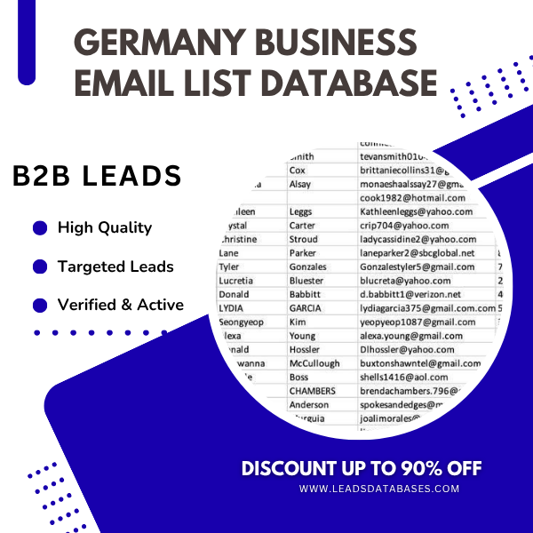 Germany Business Email List Database