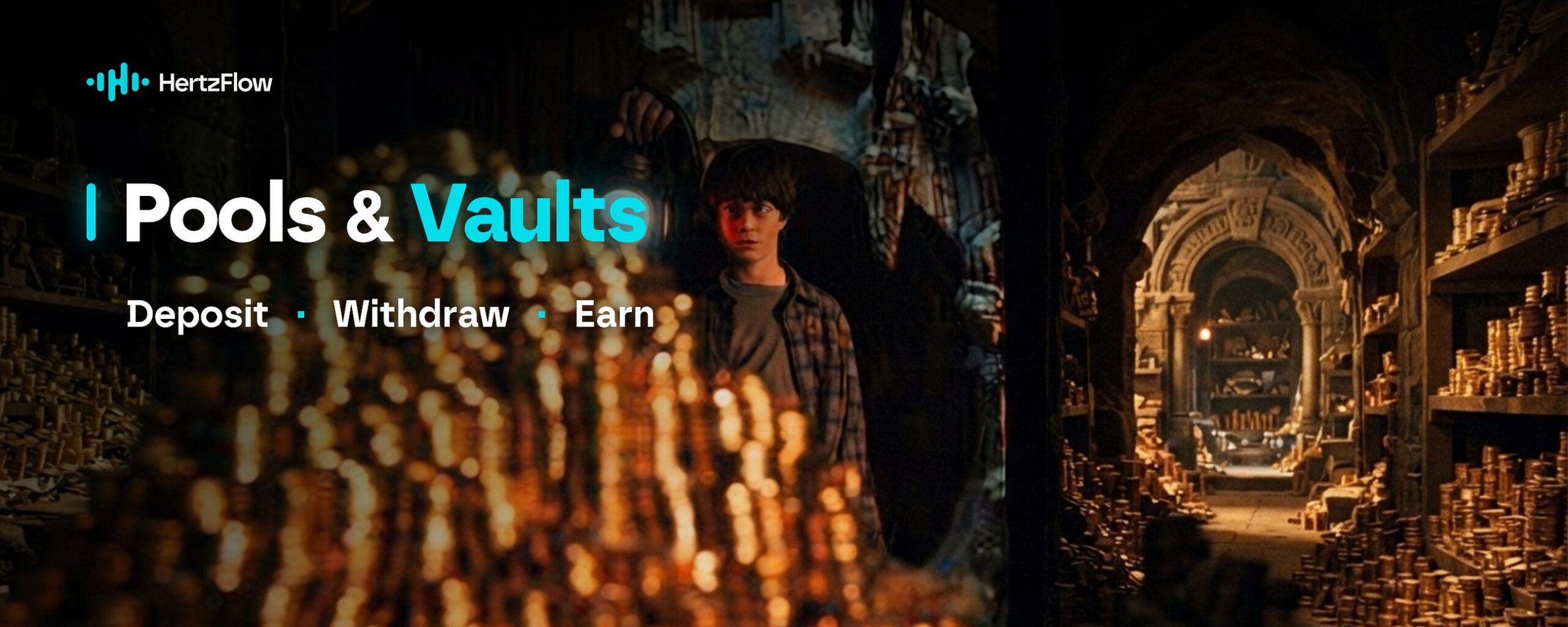 HertzFlow Beginner’s Guide #2: Pools & Vaults — Deposit, Withdraw, Earn