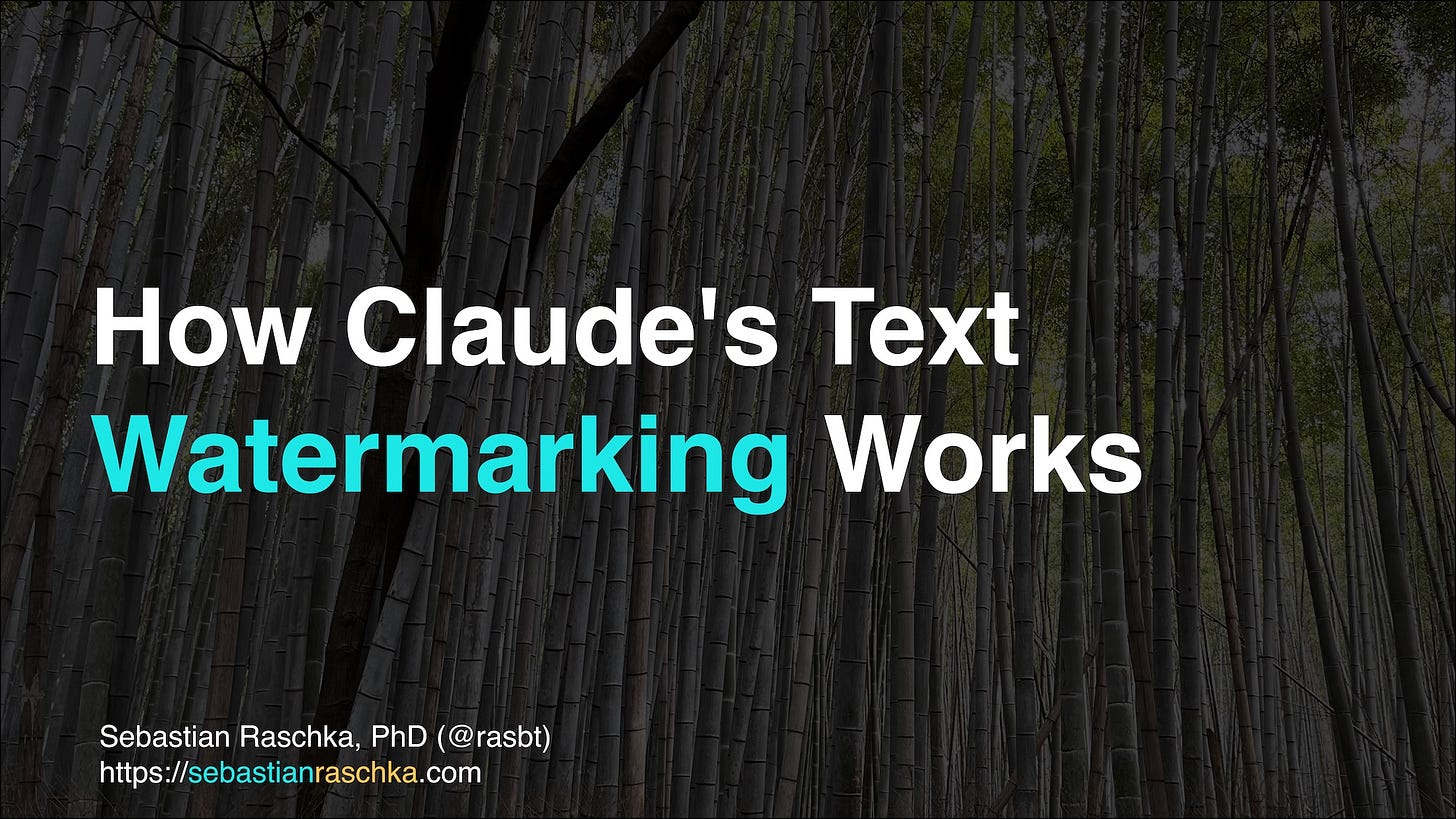How Claude Watermarks AI-Generated Text