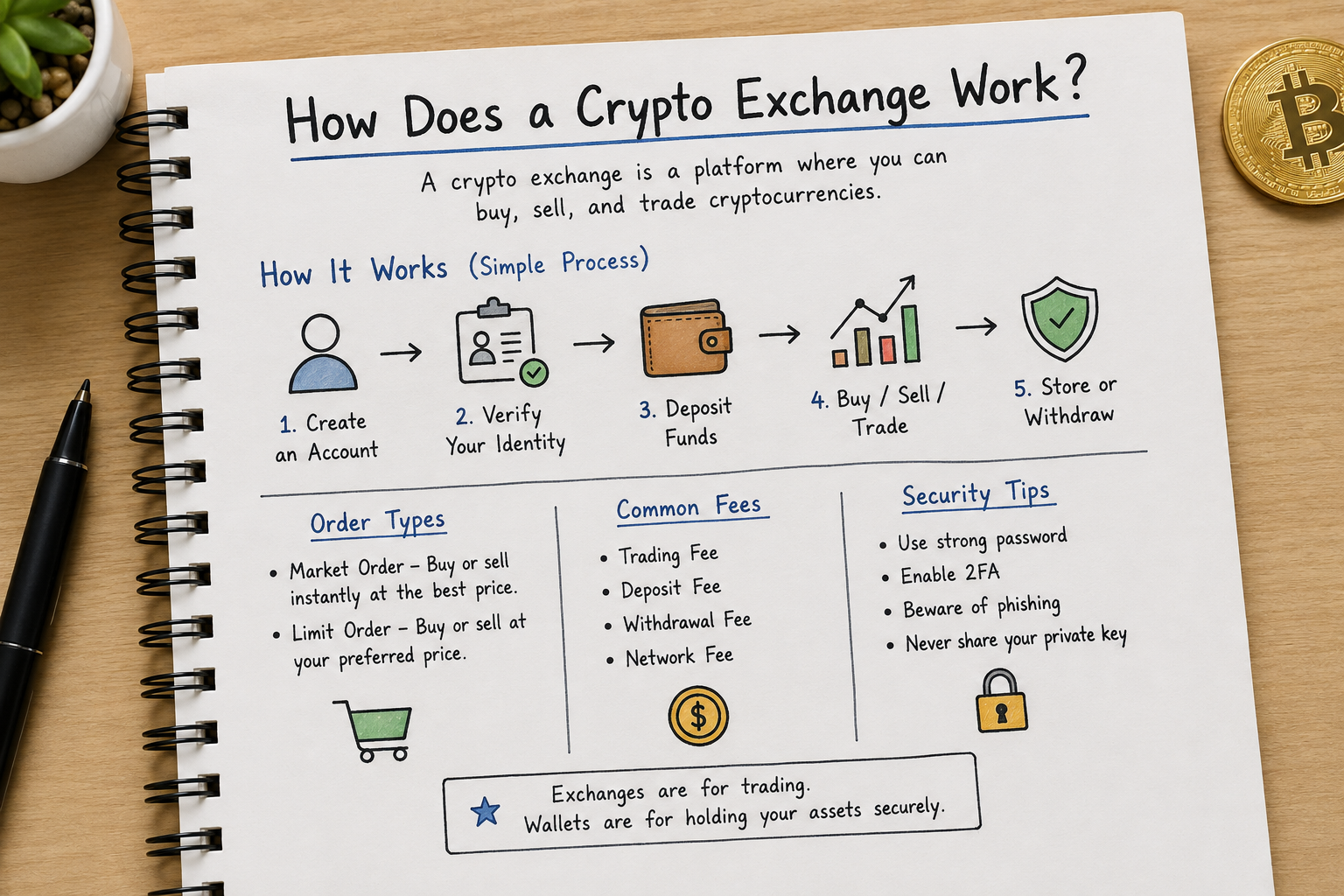 How Does a Crypto Exchange Work? A Beginner’s Guide