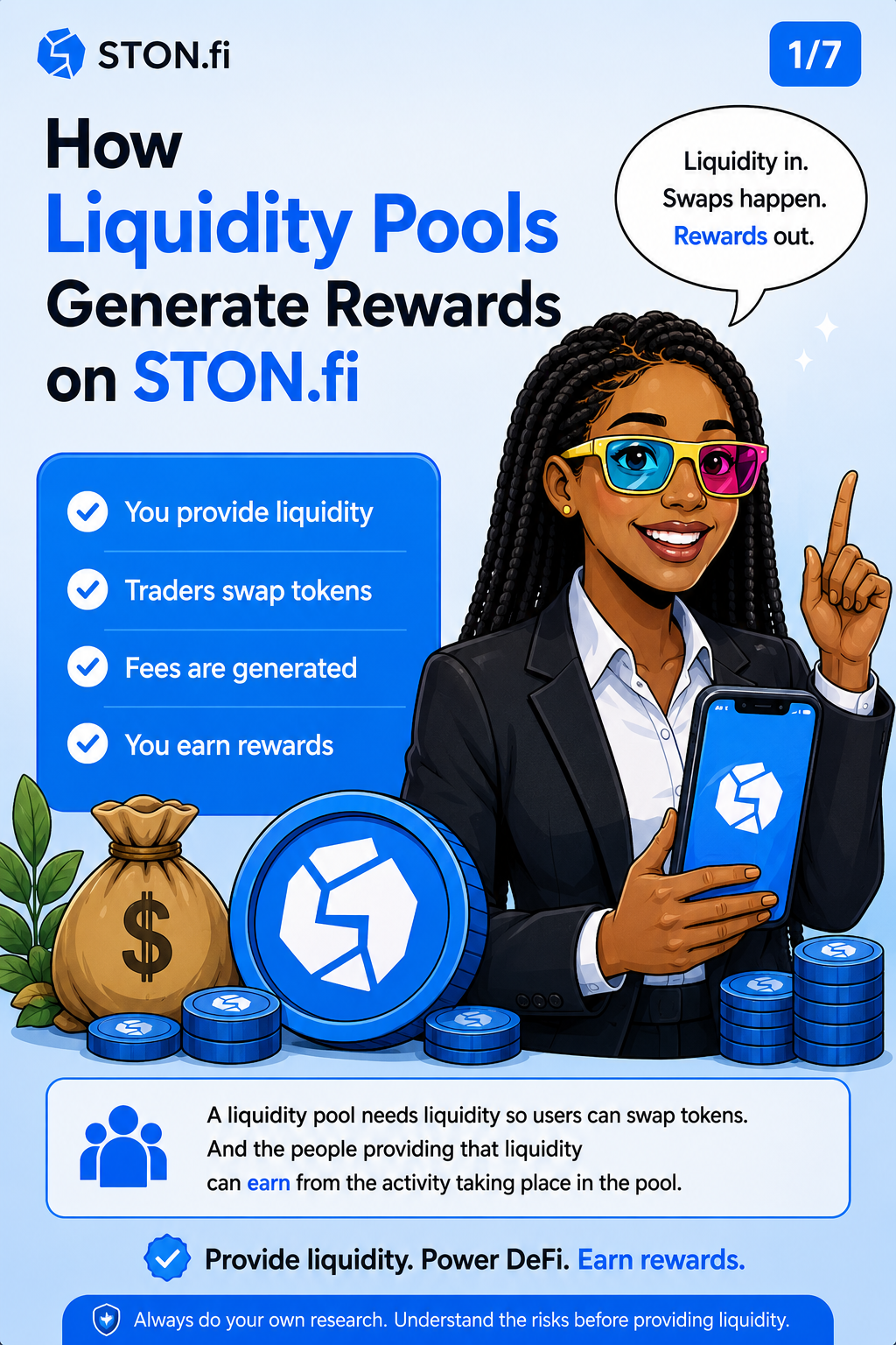 How Liquidity Pools Generate Rewards on STON.fi