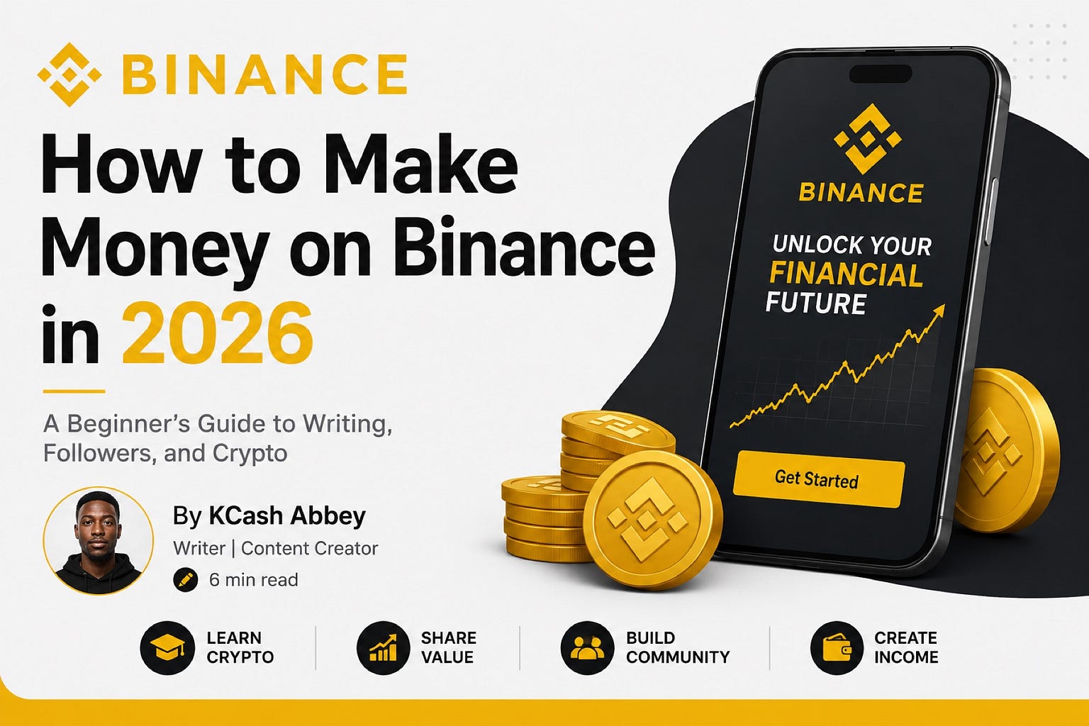 How to Make Money on Binance in 2026: A Beginner’s Guide to Writing, Followers, and Crypto