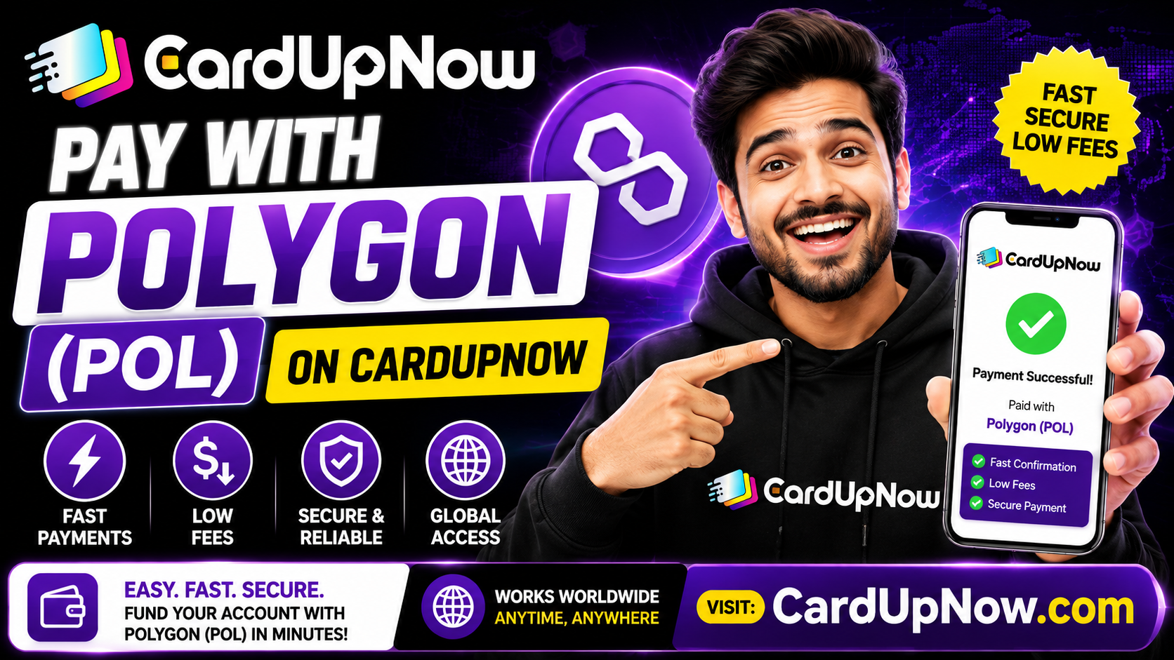 How to Pay with Polygon (POL) on CardUpNow: The Complete Step-by-Step Guide