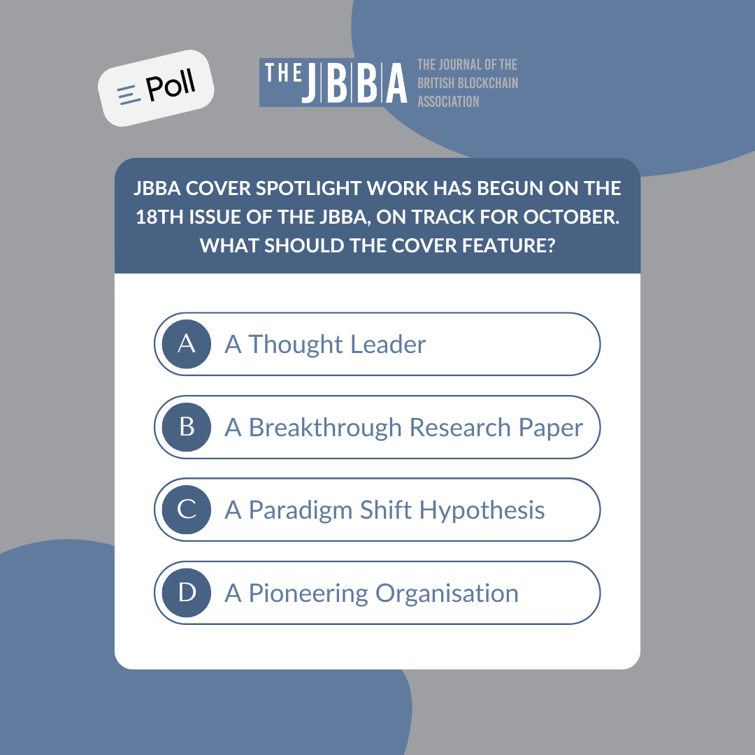 JBBA Cover Spotlight: Voting on the Next Breakthrough in Blockchain & Science