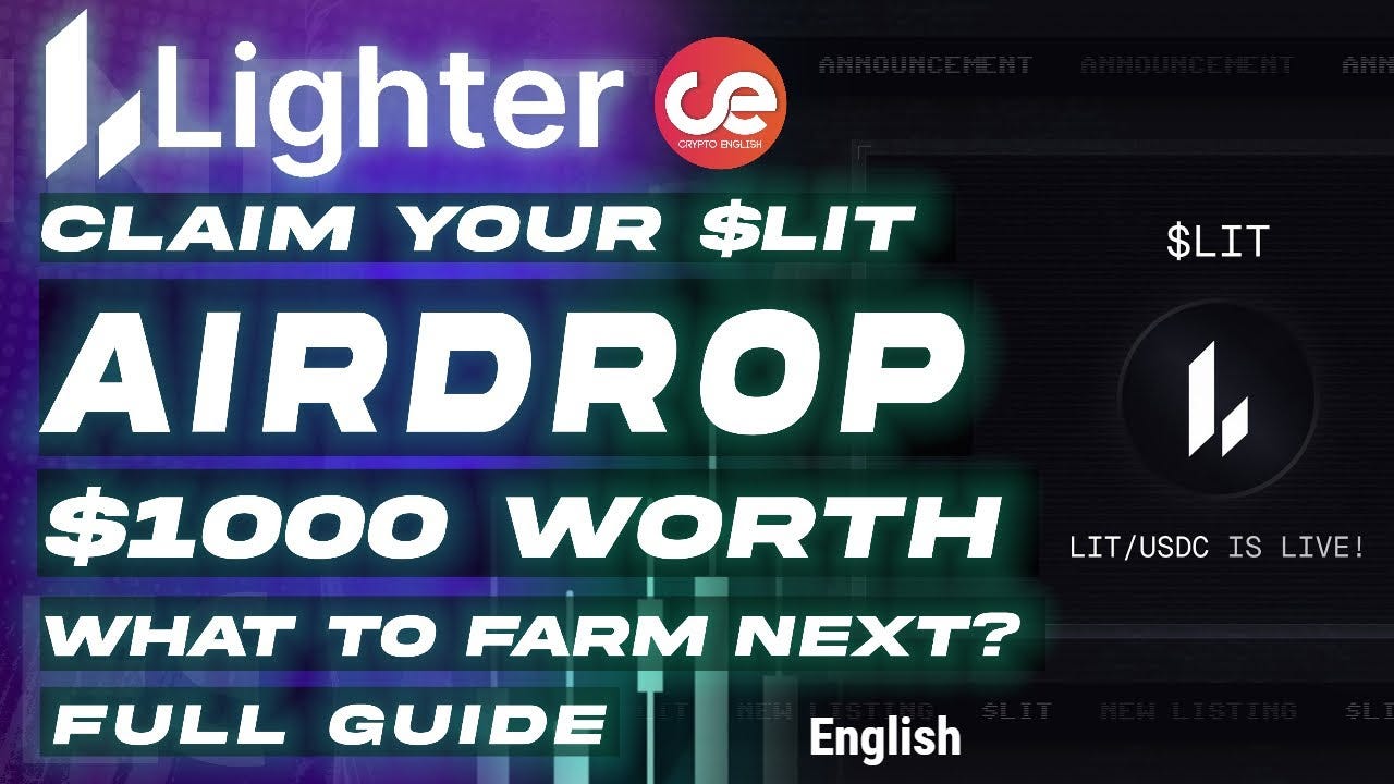 Lighter Airdrop 2026 – Claim Free Crypto Tokens & Earn Rewards Instantly.