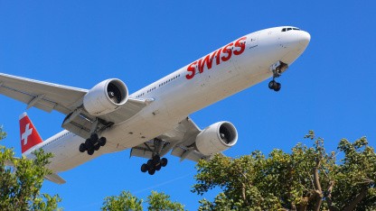 Luftfahrt: Swiss-Maschine landet wegen Powerbank außerplanmäßig