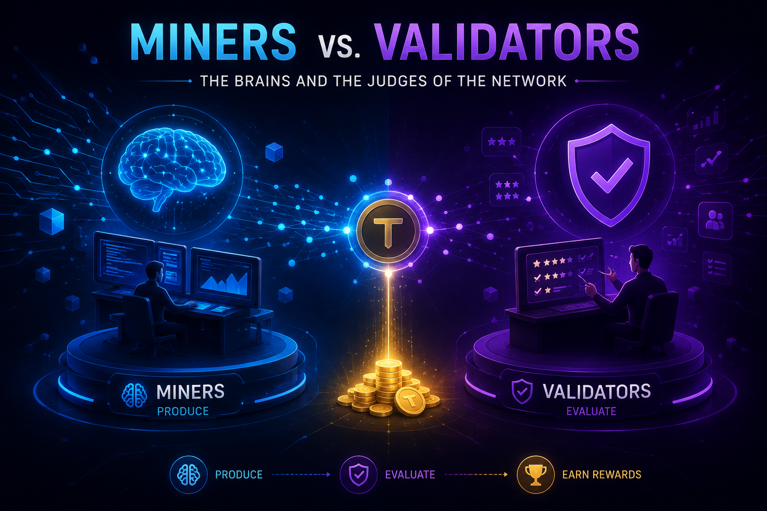 Miners vs. Validators: The “Brains” and the “Judges” of the Network