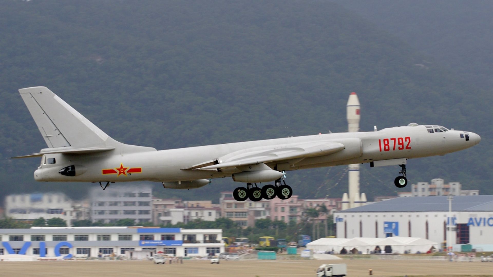 New PLA footage shows H-6N bomber with suspected air-launched ballistic missile