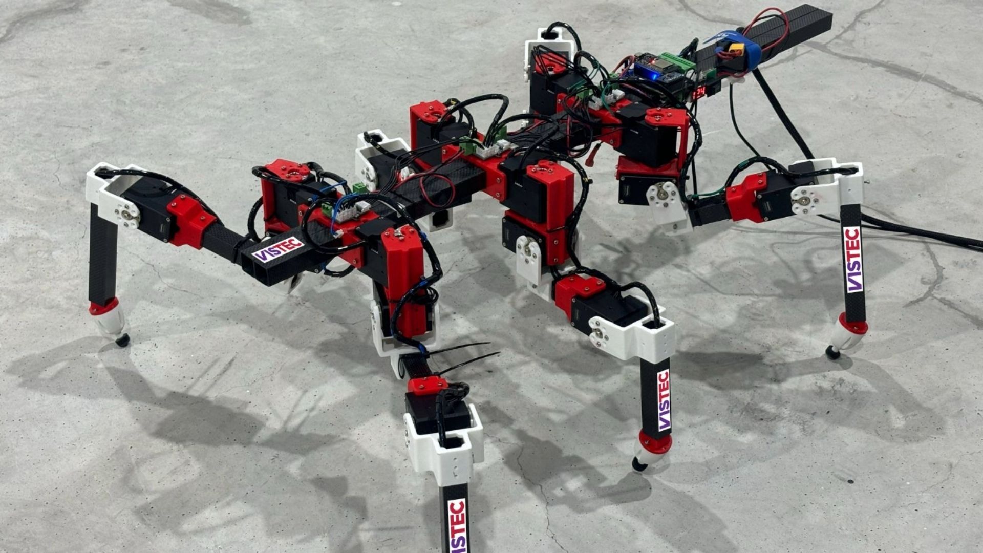 New six-legged robot mimics stick insect to master walking across uneven terrain