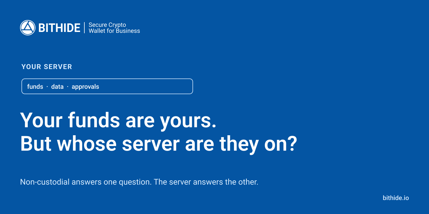 Non-Custodial Crypto: Your Funds, Your Server, Your Control