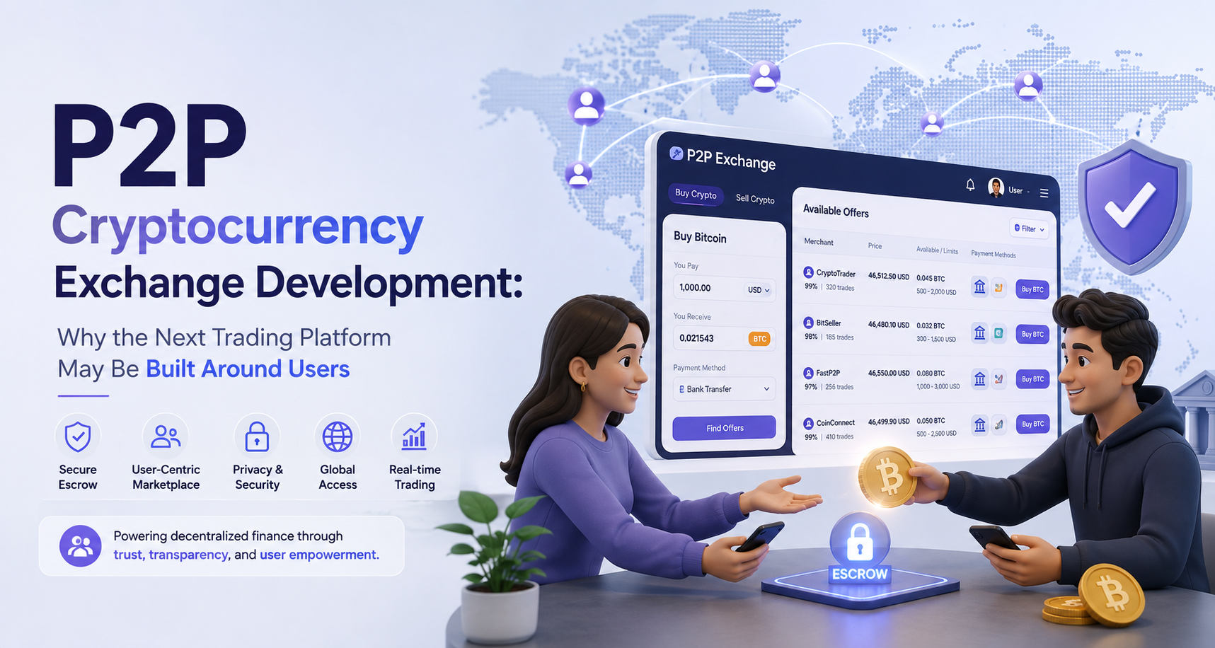 P2P Cryptocurrency Exchange Development: A Guide