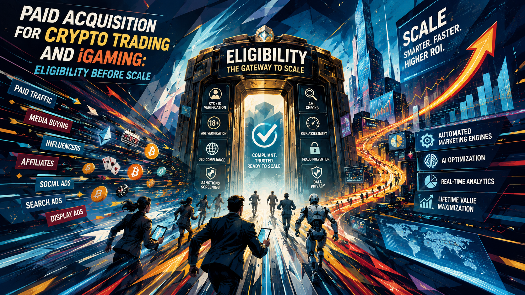 Paid Acquisition for Crypto Trading and iGaming: Eligibility Before Scale