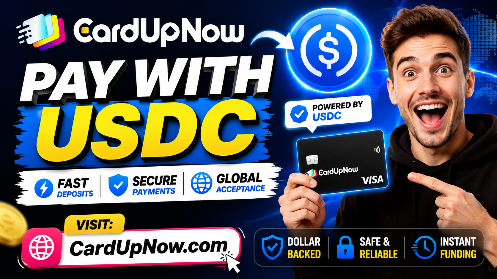 Pay with USDC on CardUpNow: The Complete Guide to Fast, Secure, and Stable Crypto Payments