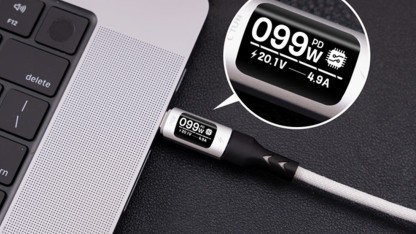 Power Delivery: USB-Kabel zeigt Ladeleistung auf kleinem Display an