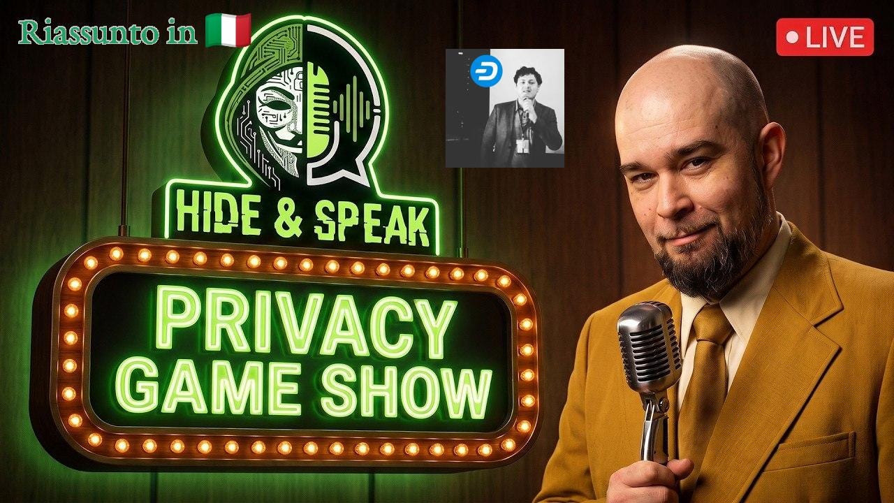 Privacy Game Show: Quando la Libertà Digitale diventa una Sfida a Premi — Joel Valenzuela per Dash