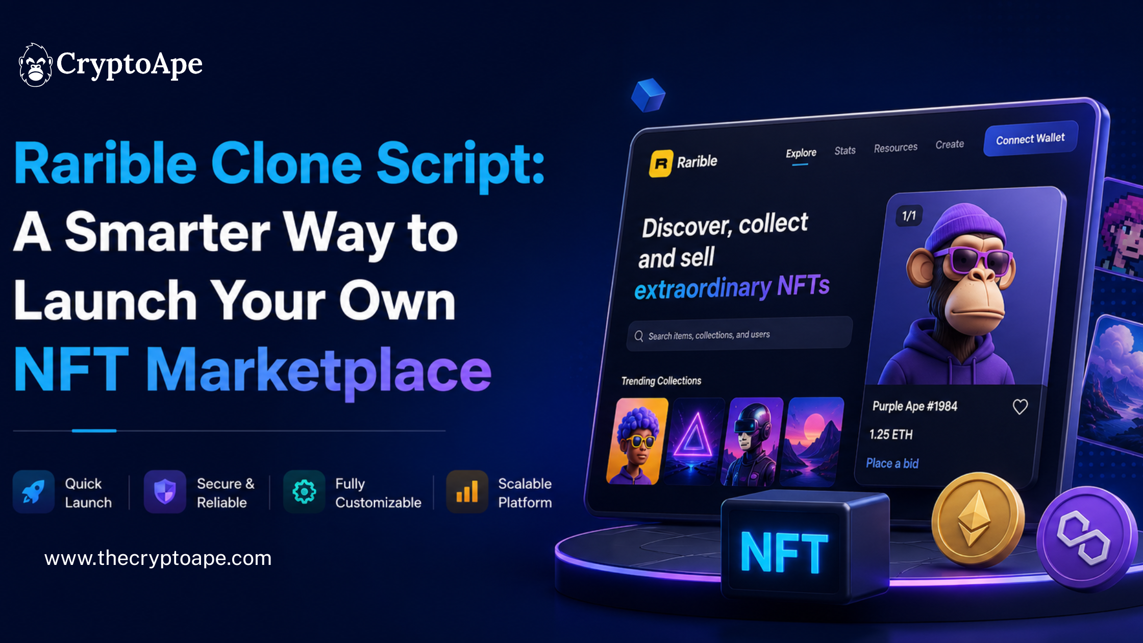 Rarible Clone Script: A Smarter Way to Launch Your Own NFT Marketplace