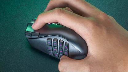 Razer Naga V3 Pro: Monster-Spielemaus bietet bis zu 23 Tasten