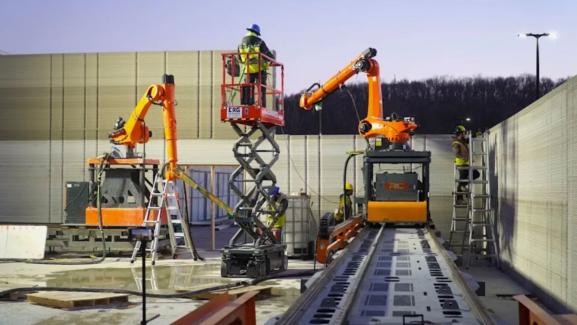 Robots construct 65 distinctive homes in planned US 3D-printed metro district