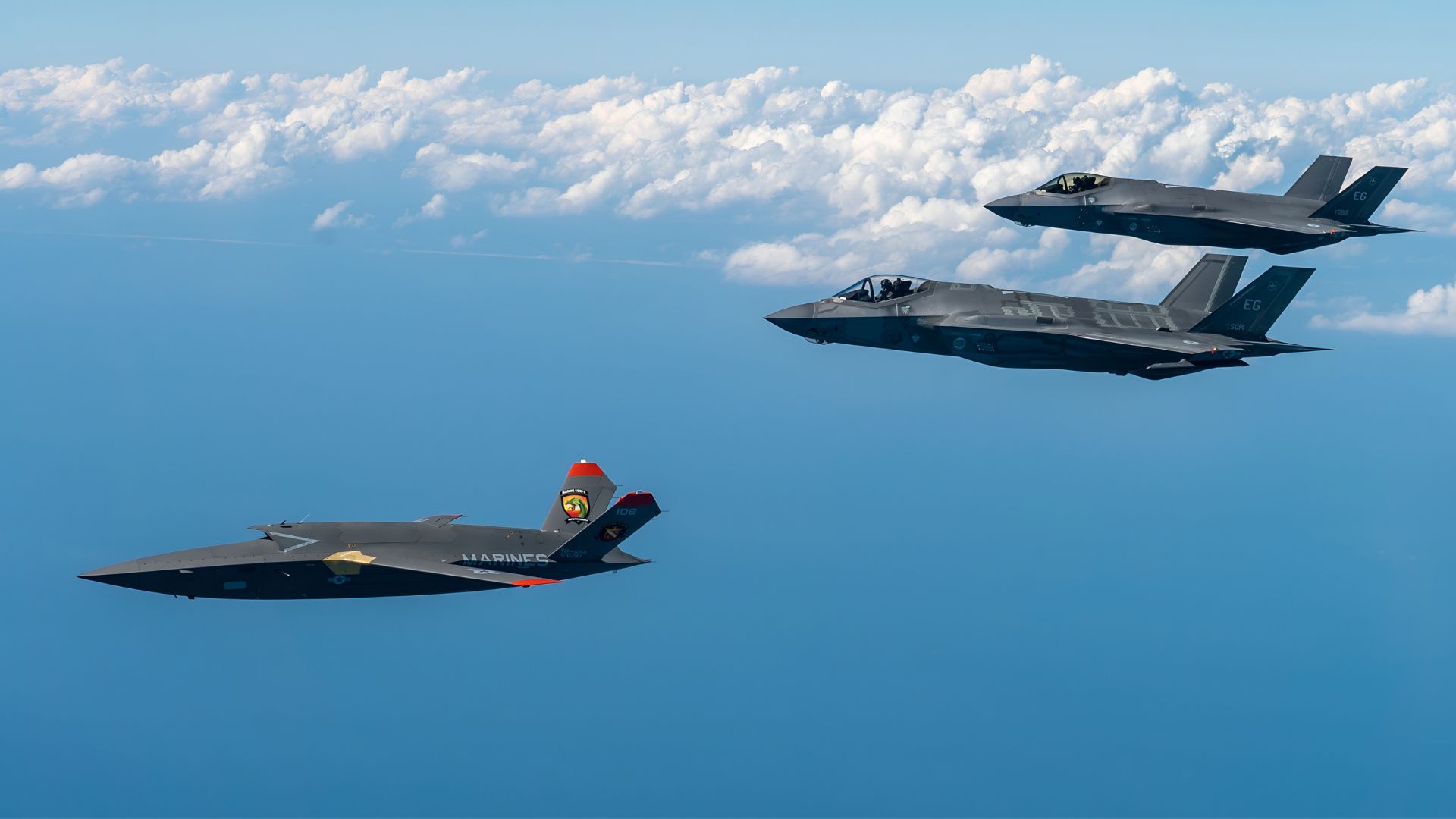 Runway-free autonomous Valkyrie drone flies alongside 1,200-mph F-35 stealth jets