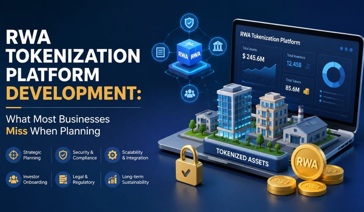 RWA Tokenization Platform Development: What Most Businesses Miss When Planning