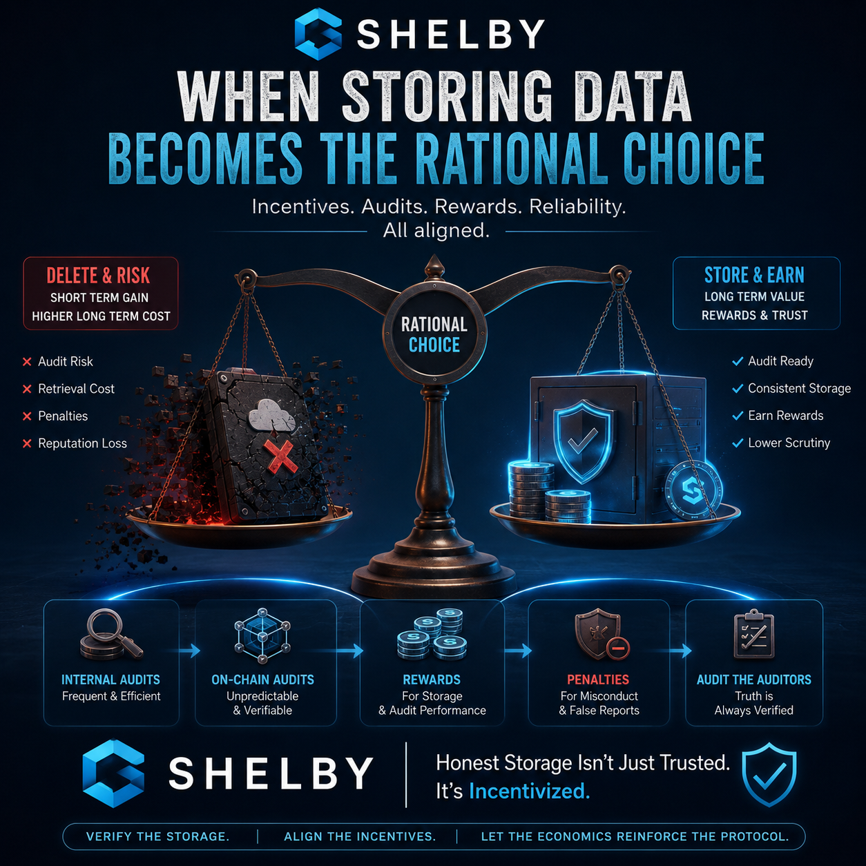 Shelby: When Storing Data Becomes the Rational Choice