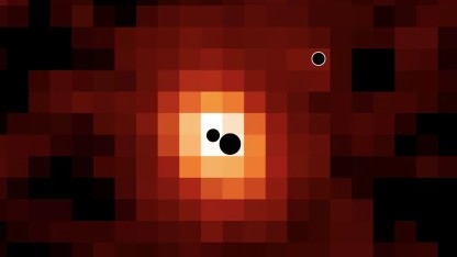 Spektroastrometrie: Wenig Platz für schwarze Löcher im frühen Universum