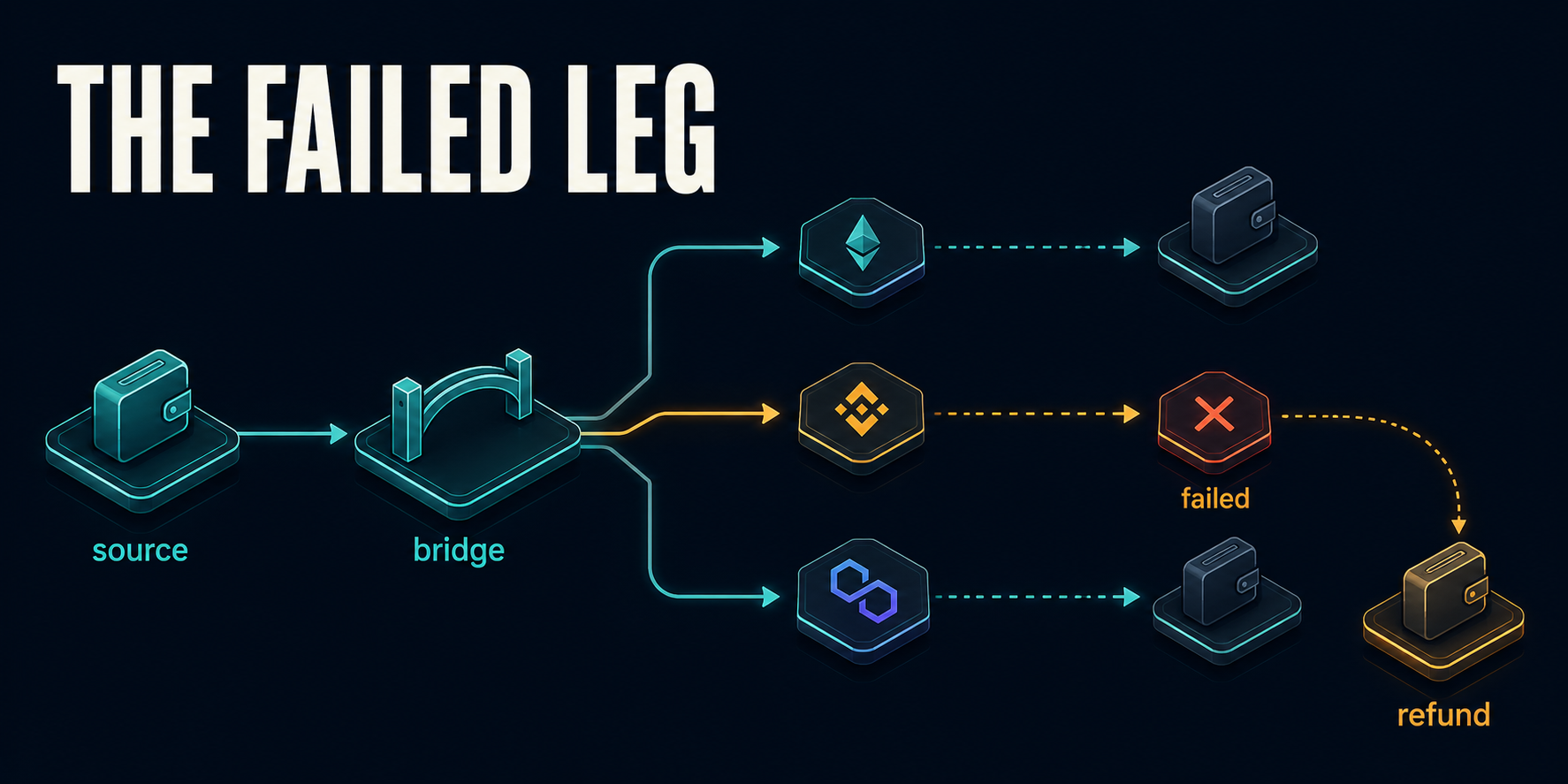 Ten Minutes Into a Cross-Chain Exploit, the Leg That Failed Was the Only Lead That Held