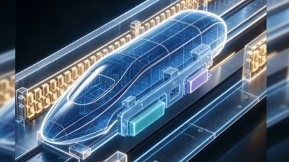 Testversuch: Chinas Magnetschwebezug fährt 800 km/h in 5,3 Sekunden