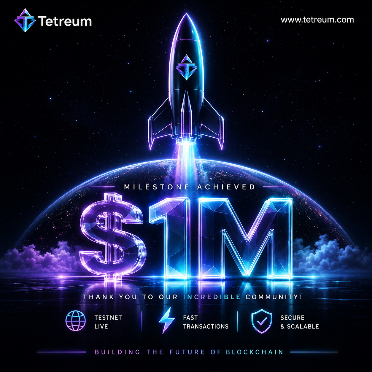 Tetreum Surpasses $1 Million in Presale Funding