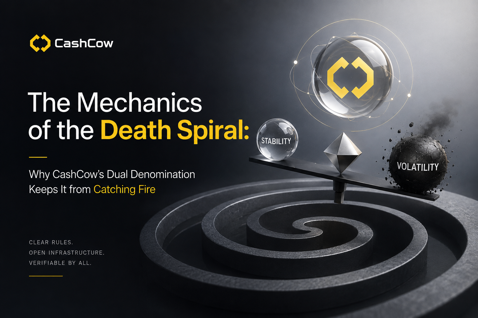 The Mechanics of the Death Spiral: Why CashCow’s Dual Denomination Keeps It from Catching Fire