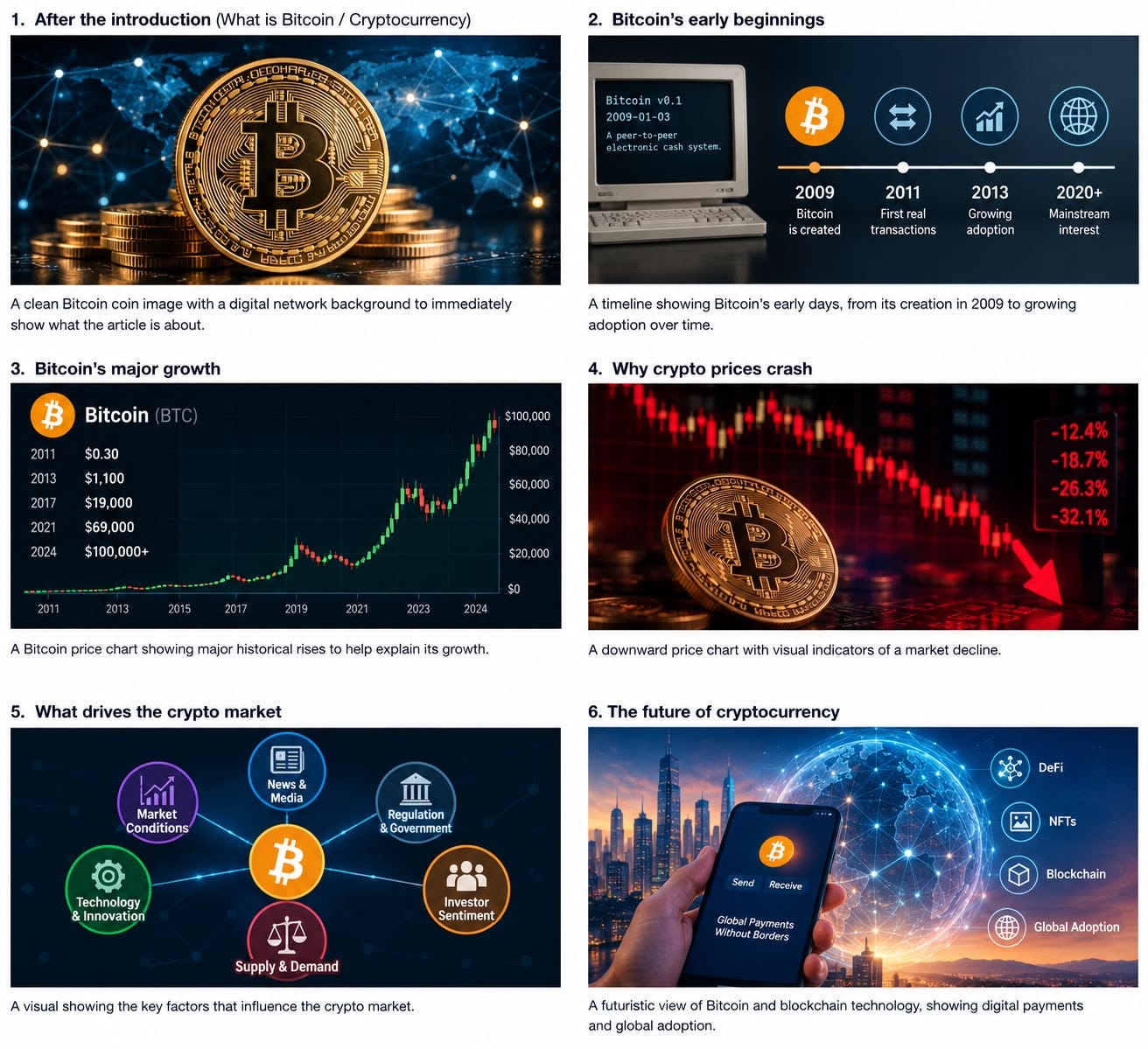 The Rise and Fall of Cryptocurrency: How Bitcoin Grew, Why Prices Crash, and What Drives the Crypto…