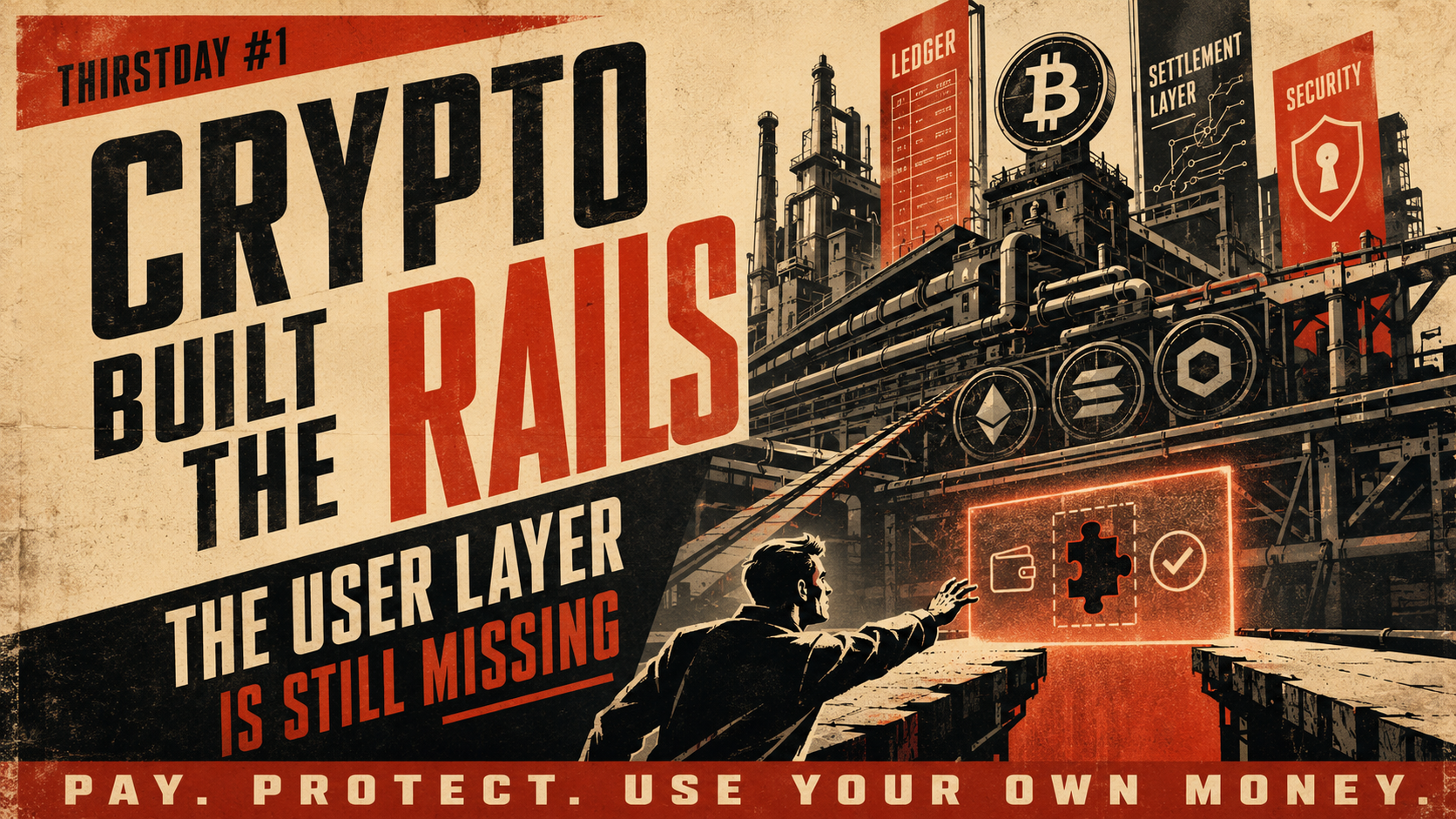 Thirstday #1 — Crypto Built the Rails. Where Is the Consumer Layer?