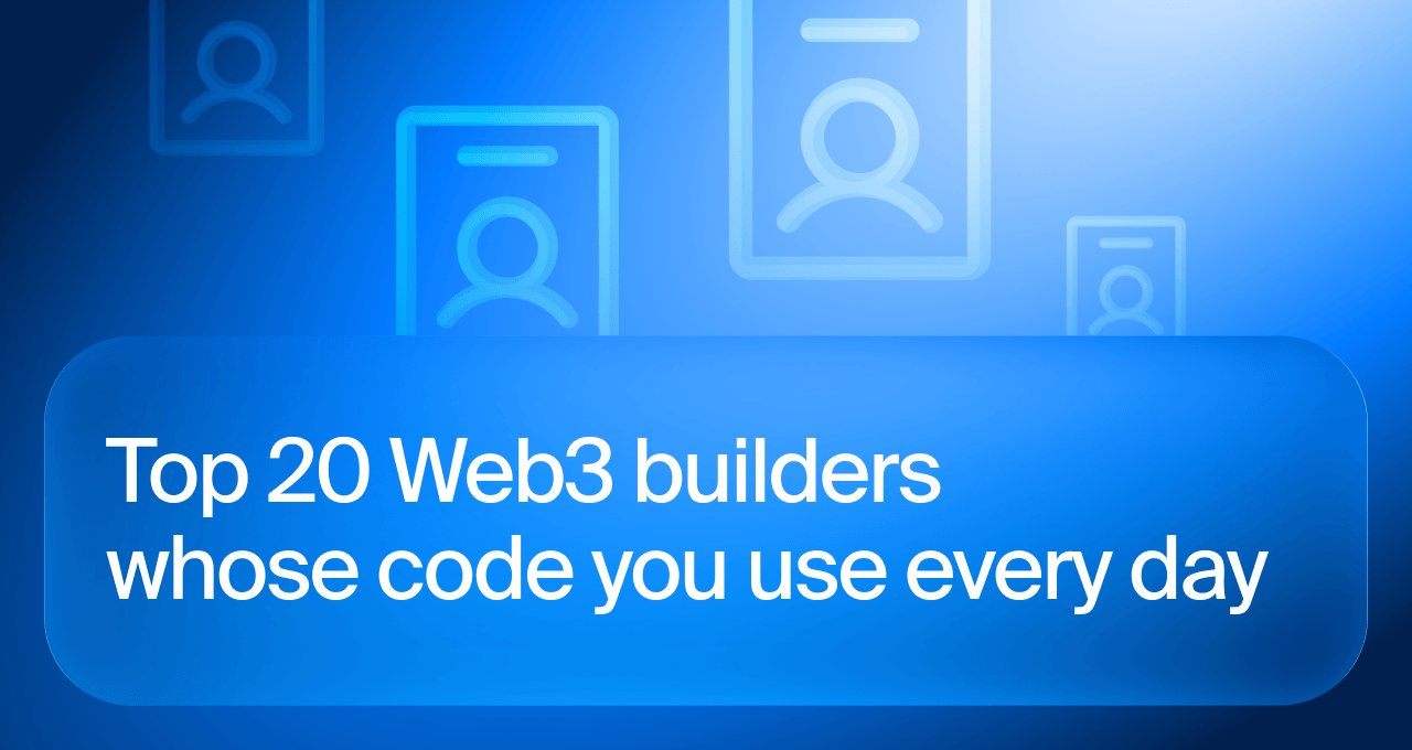 Top 20 Web3 Builders Whose Code Actually Runs
