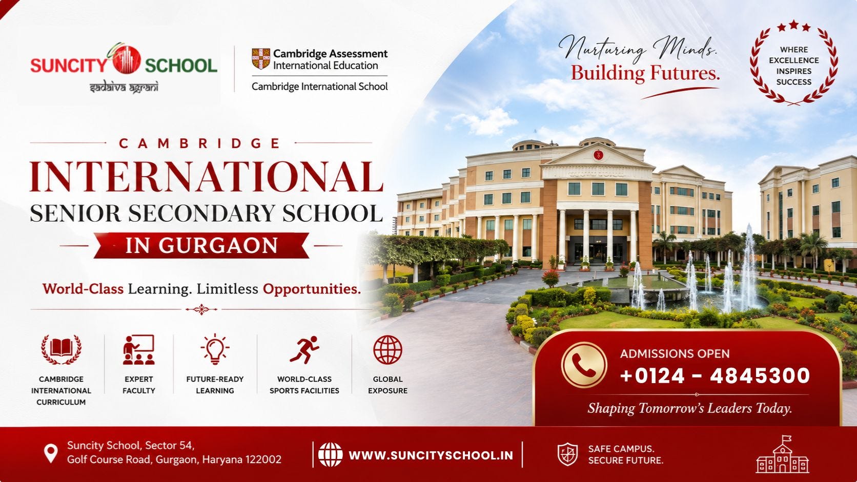 Top Cambridge International Senior Secondary School In Gurgaon